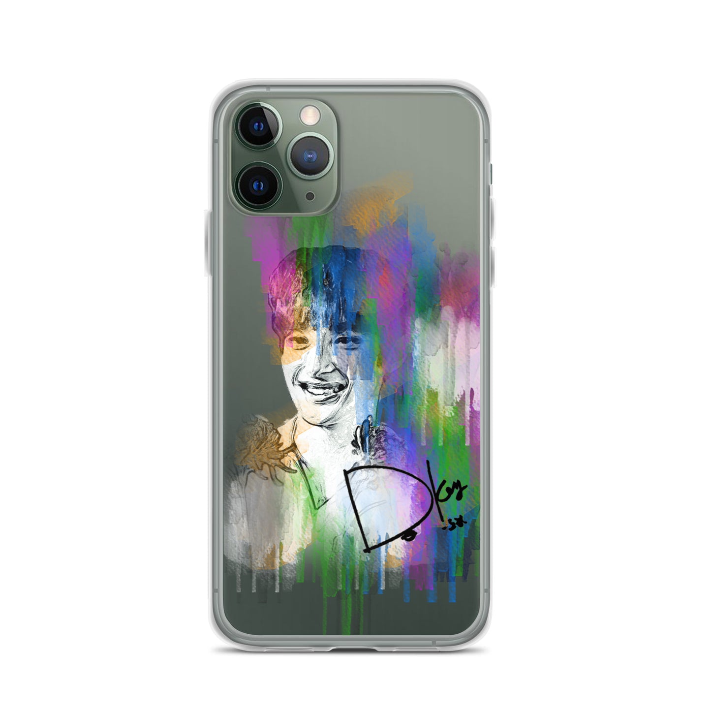 SEVENTEEN DK(Dokyeom), Lee Seok-min Waterpaint Portrait iPhone Case