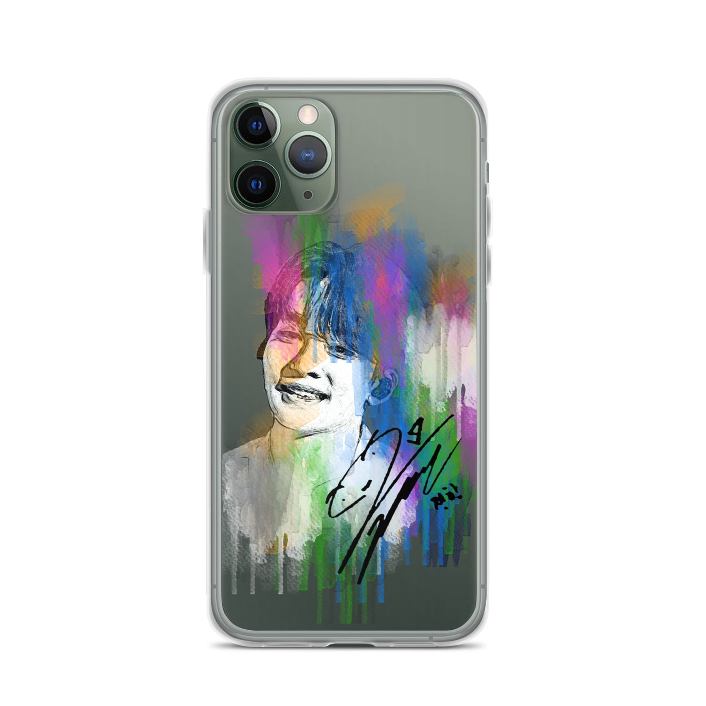 SEVENTEEN Jeonghan, Yoon Jeonghan Waterpaint Portrait iPhone Case