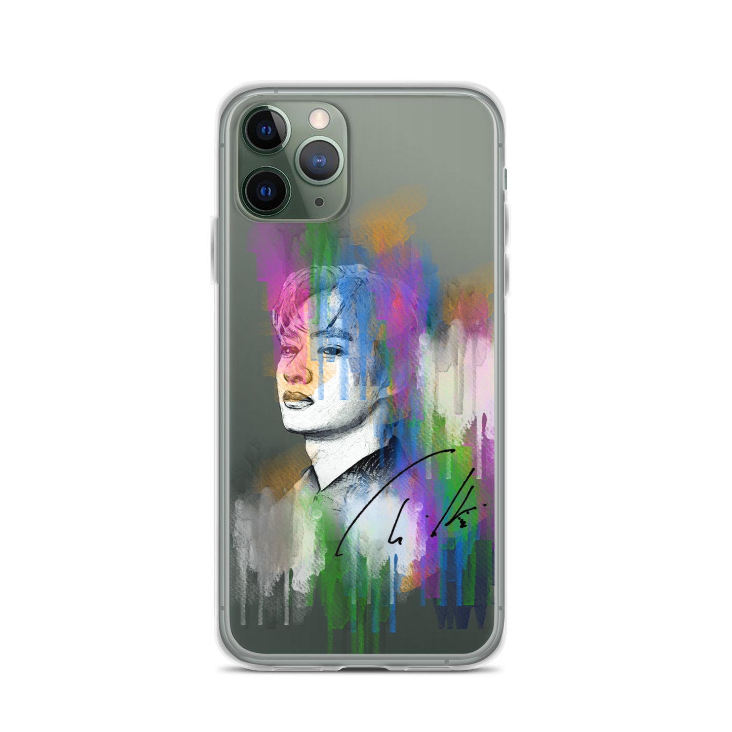 SEVENTEEN Jun, Wen Junhui Waterpaint Portrait iPhone Case