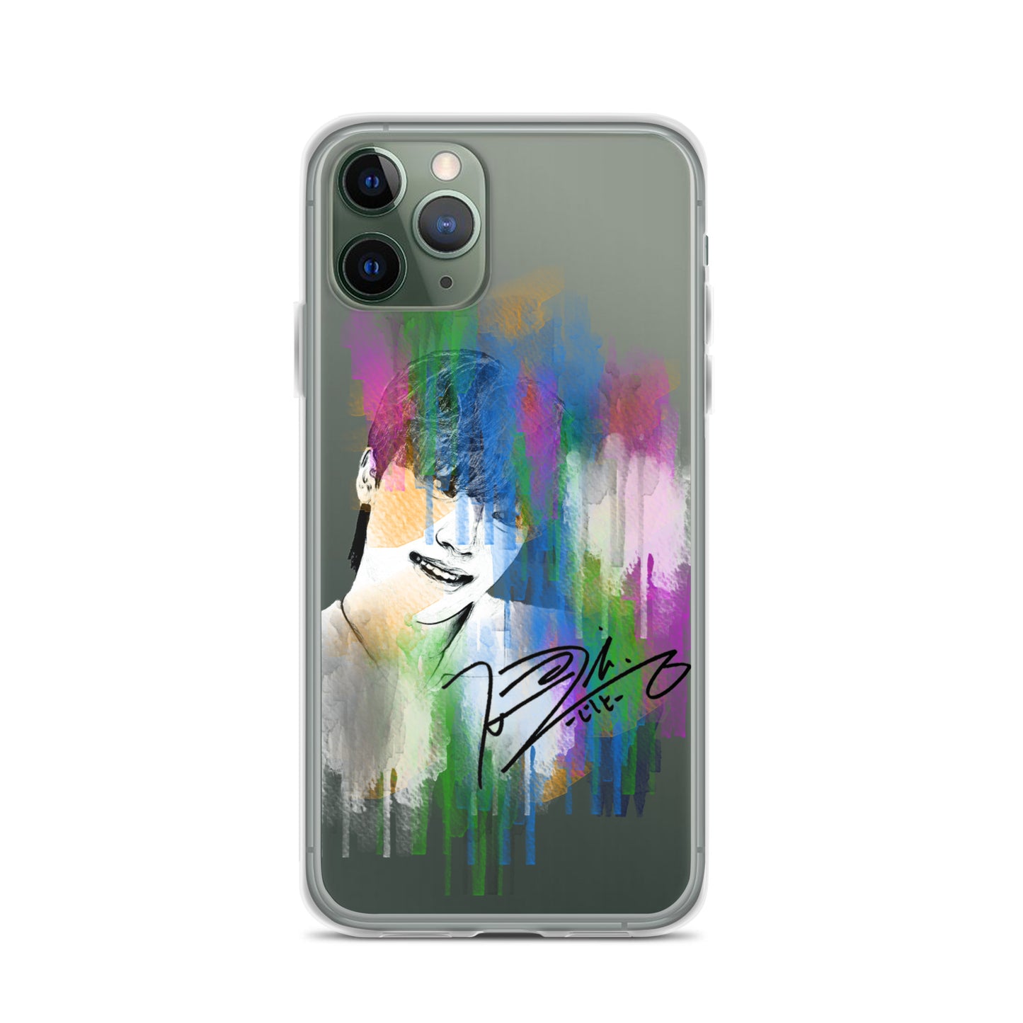 SEVENTEEN Dino, Lee Chan Waterpaint Portrait iPhone Case