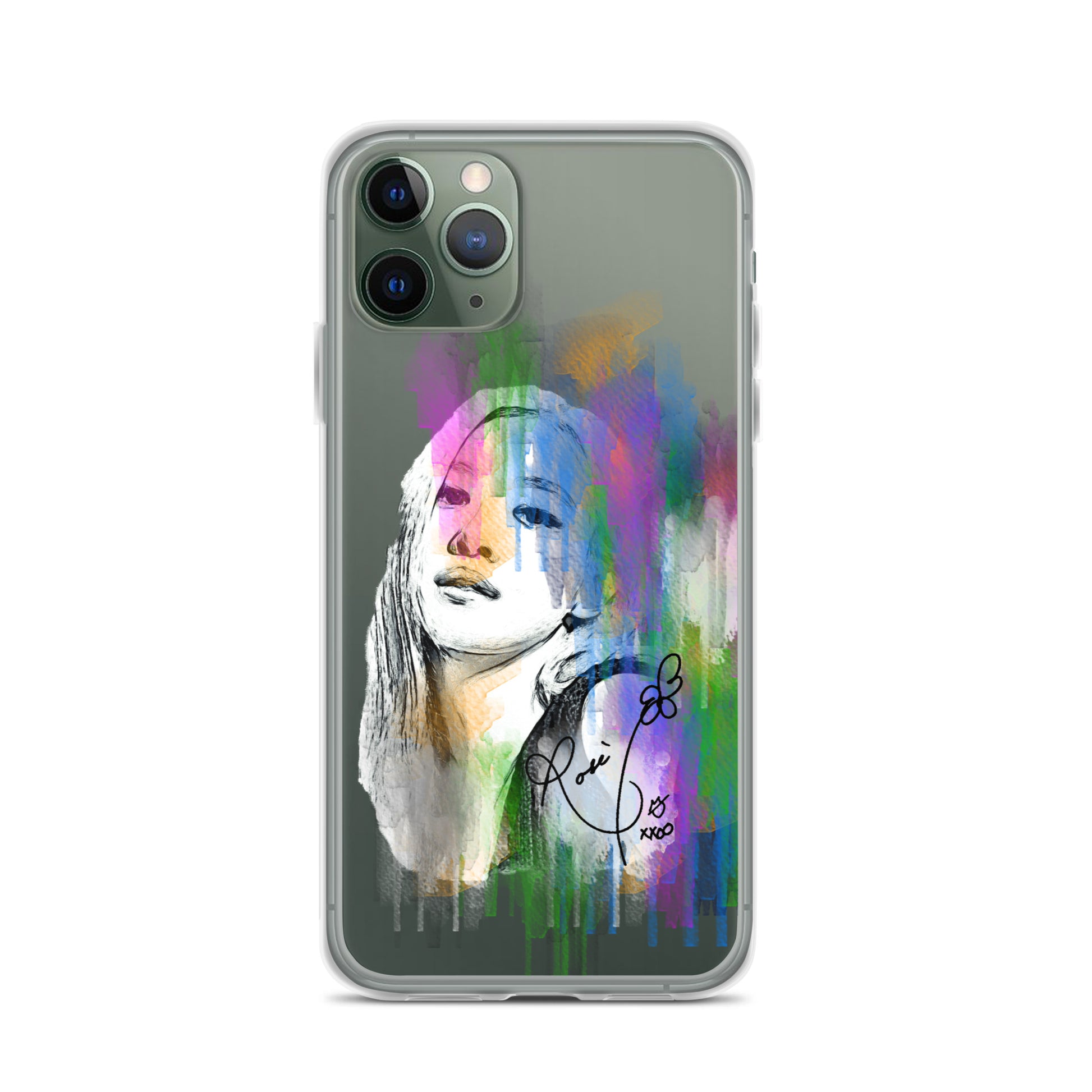 BLACKPINK Rosé, Roseanne Park Waterpaint Portrait iPhone Case - kpophow