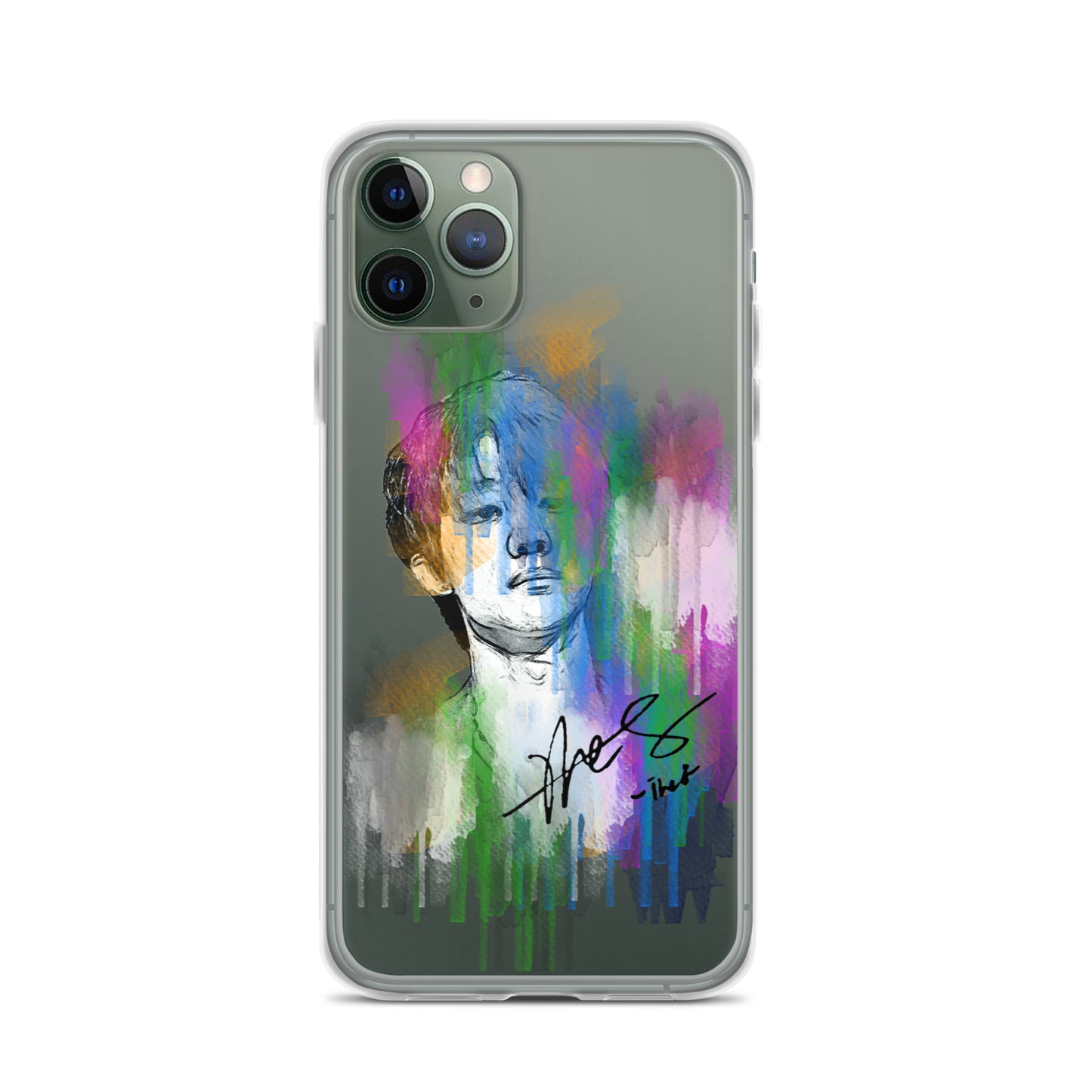 SEVENTEEN The8, Xu Minghao Waterpaint Portrait iPhone Case