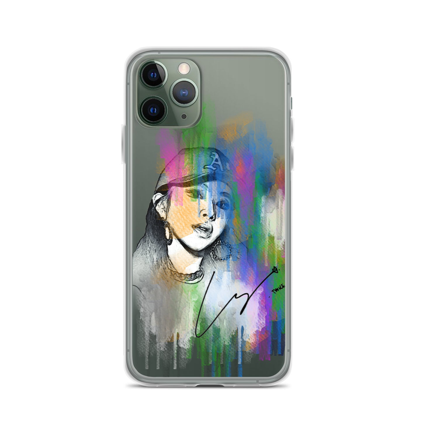 TWICE Chaeyoung, Son Chae-young Waterpaint Portrait iPhone Case