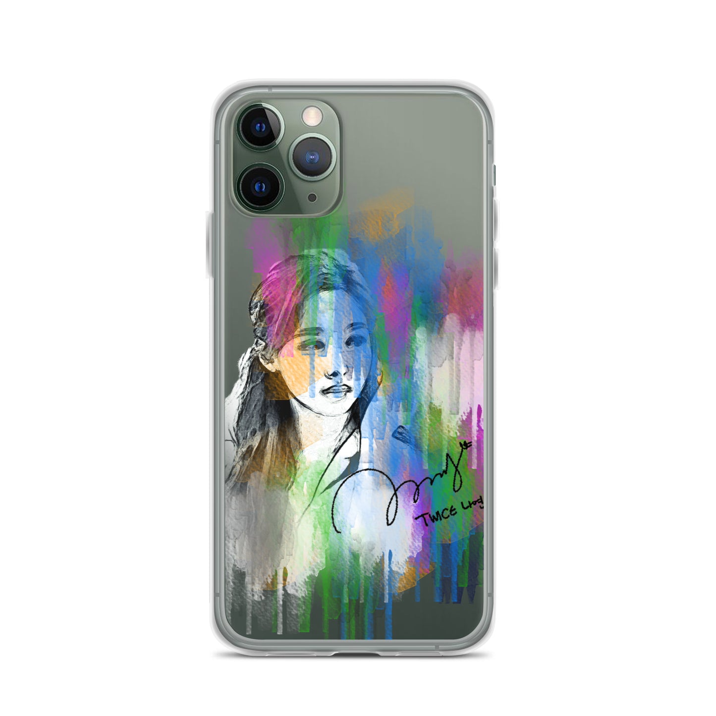 TWICE Nayeon, Im Na-yeon Waterpaint Portrait iPhone Case