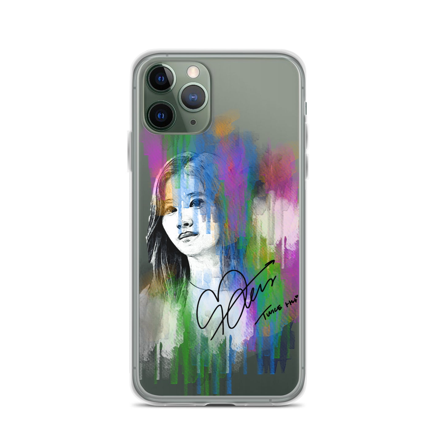 TWICE Sana, Minatozaki Sana Waterpaint Portrait iPhone Case