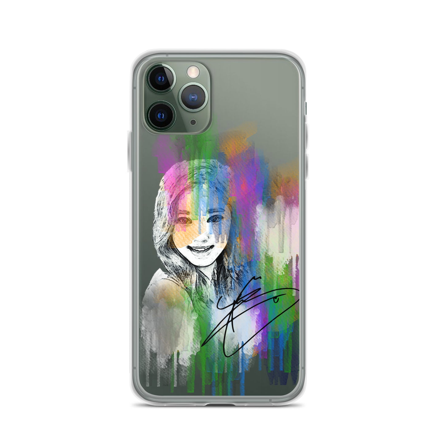 TWICE Tzuyu, Chou Tzu-yu Waterpaint Portrait iPhone Case