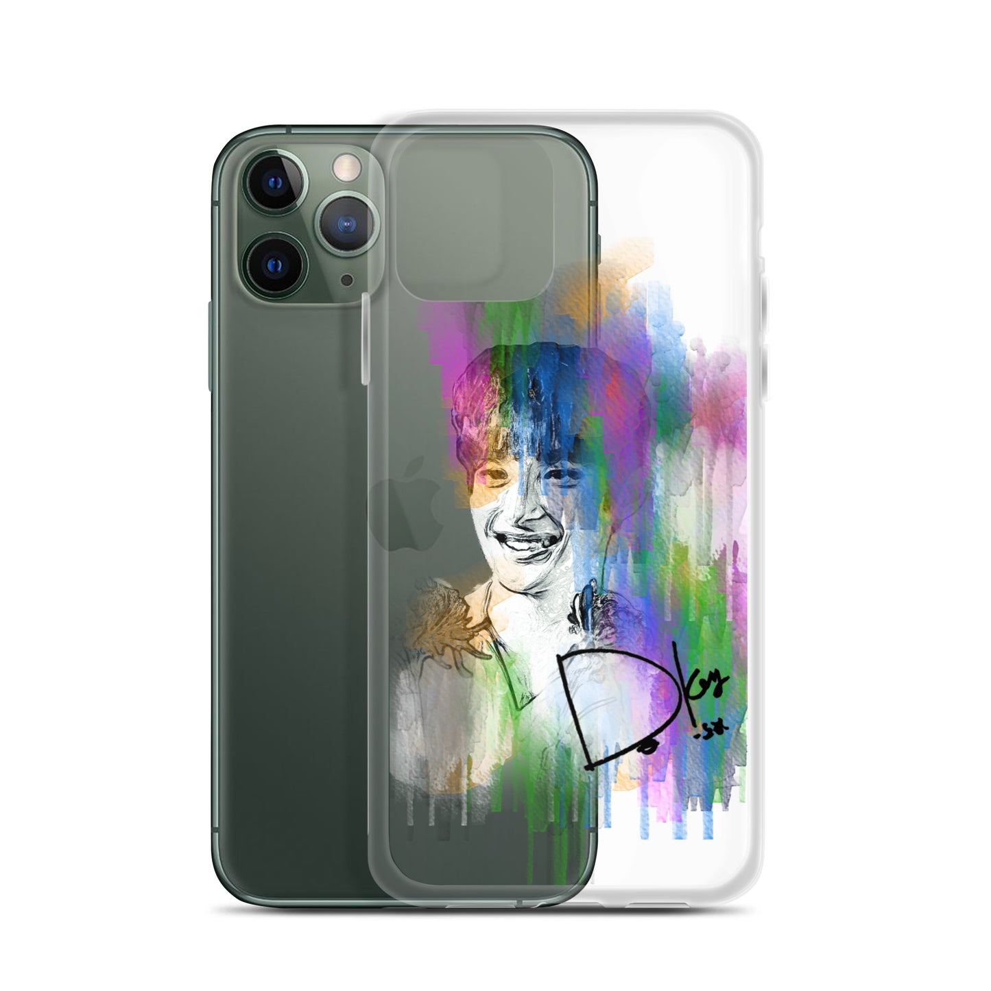 SEVENTEEN DK(Dokyeom), Lee Seok-min Waterpaint Portrait iPhone Case