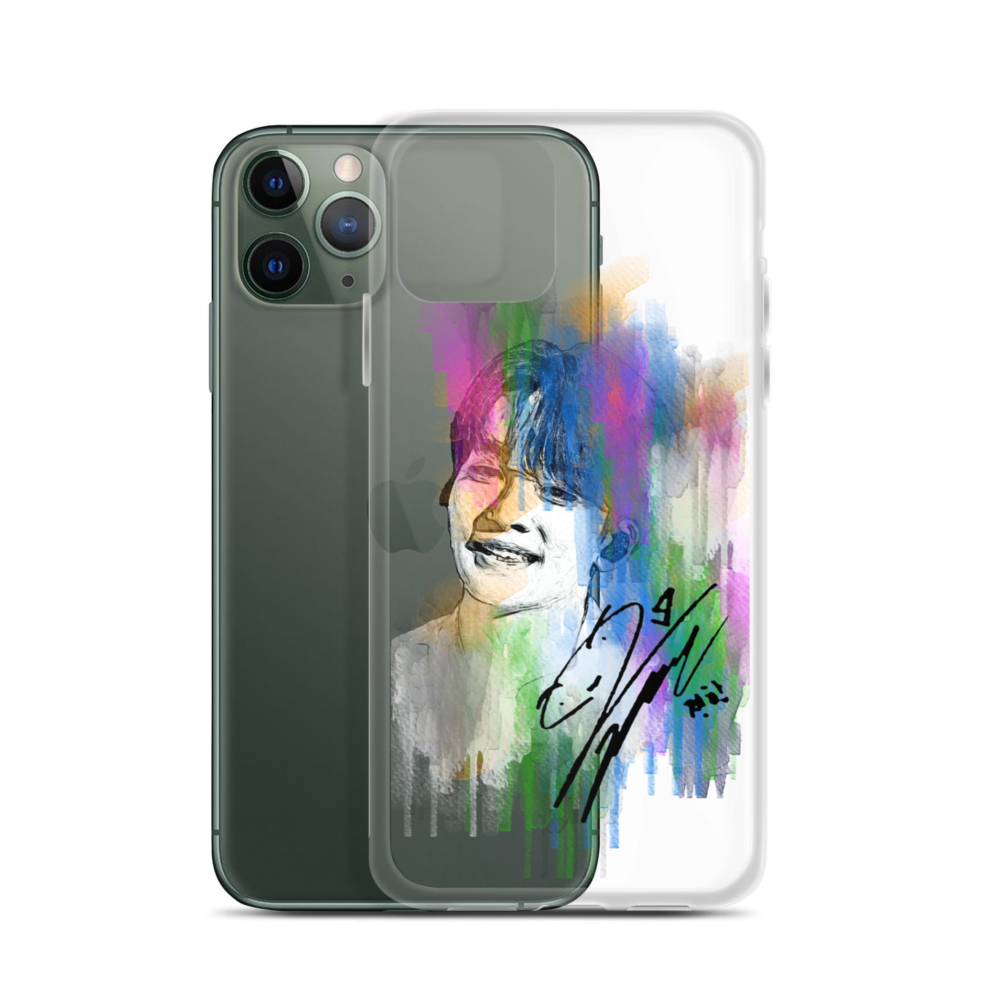 SEVENTEEN Jeonghan, Yoon Jeonghan Waterpaint Portrait iPhone Case