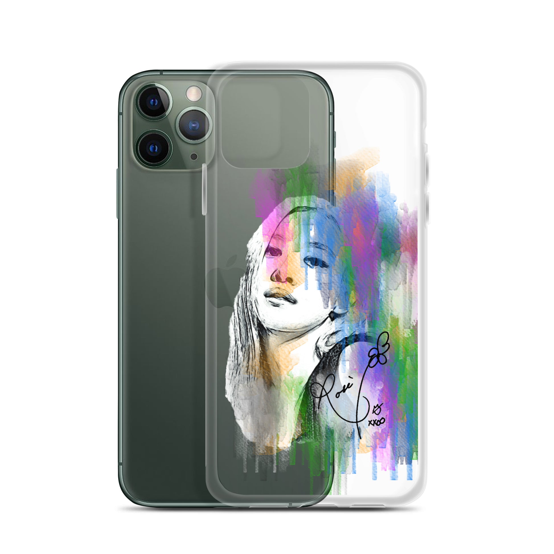 BLACKPINK Rosé, Roseanne Park Waterpaint Portrait iPhone Case - kpophow