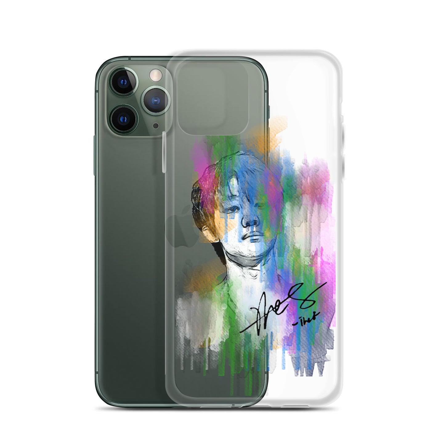 SEVENTEEN The8, Xu Minghao Waterpaint Portrait iPhone Case