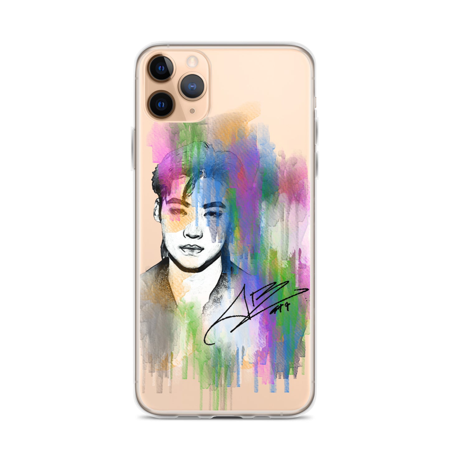 GOT7 JB, Lim Jae-beom Waterpaint Portrait iPhone Case