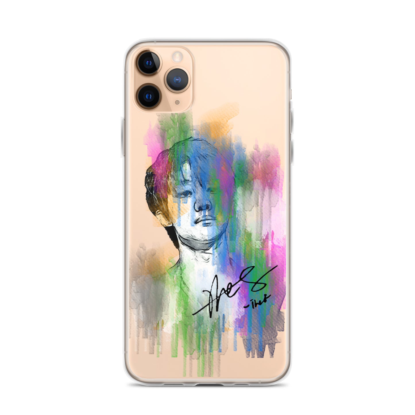 SEVENTEEN The8, Xu Minghao Waterpaint Portrait iPhone Case