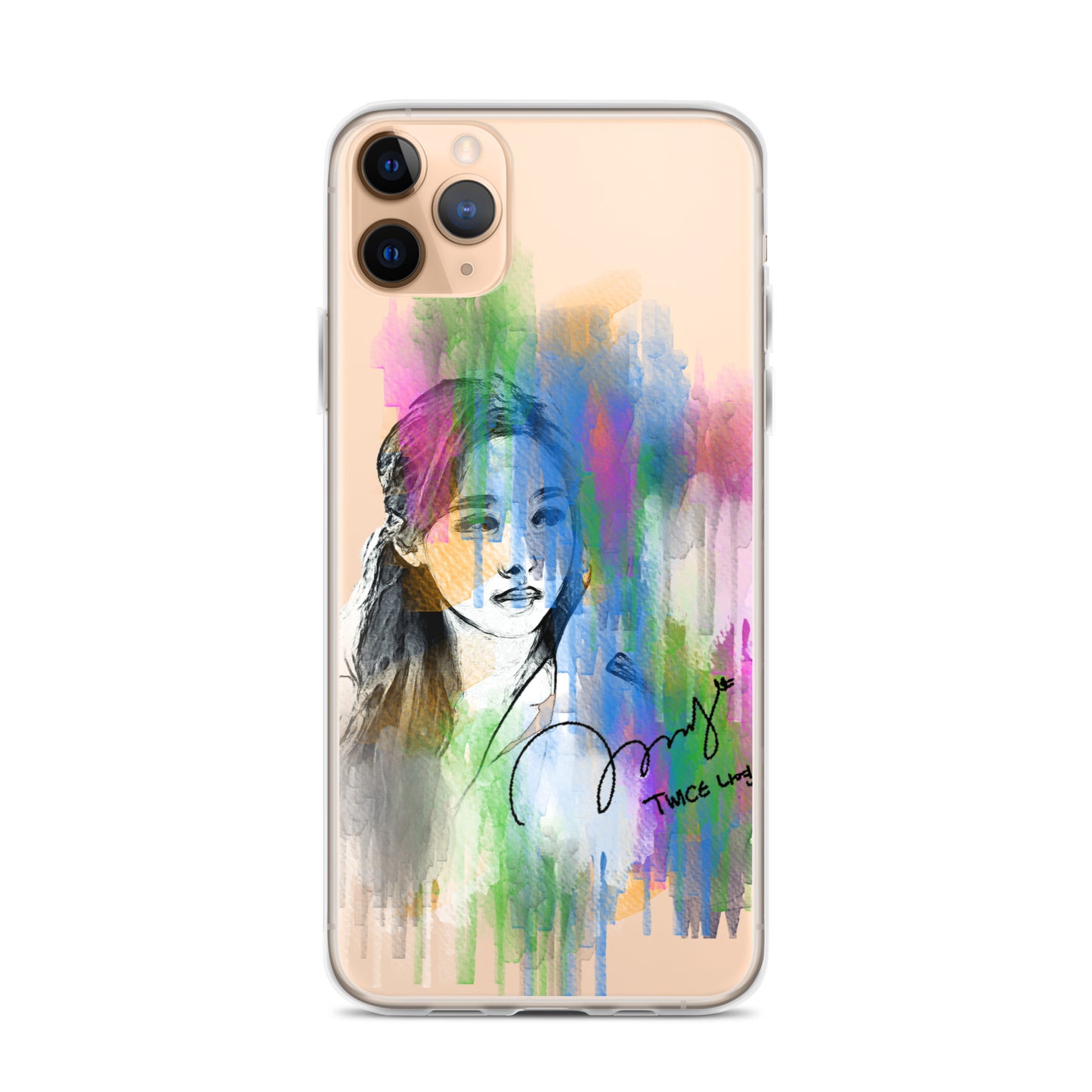 TWICE Nayeon, Im Na-yeon Waterpaint Portrait iPhone Case