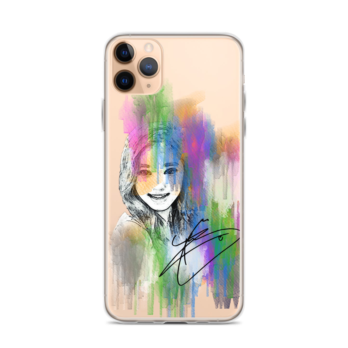 TWICE Tzuyu, Chou Tzu-yu Waterpaint Portrait iPhone Case