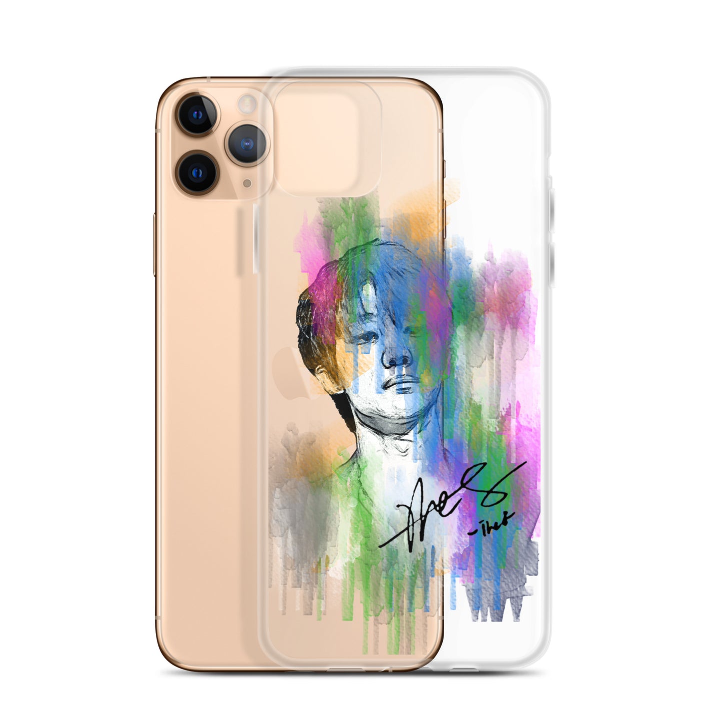 SEVENTEEN The8, Xu Minghao Waterpaint Portrait iPhone Case