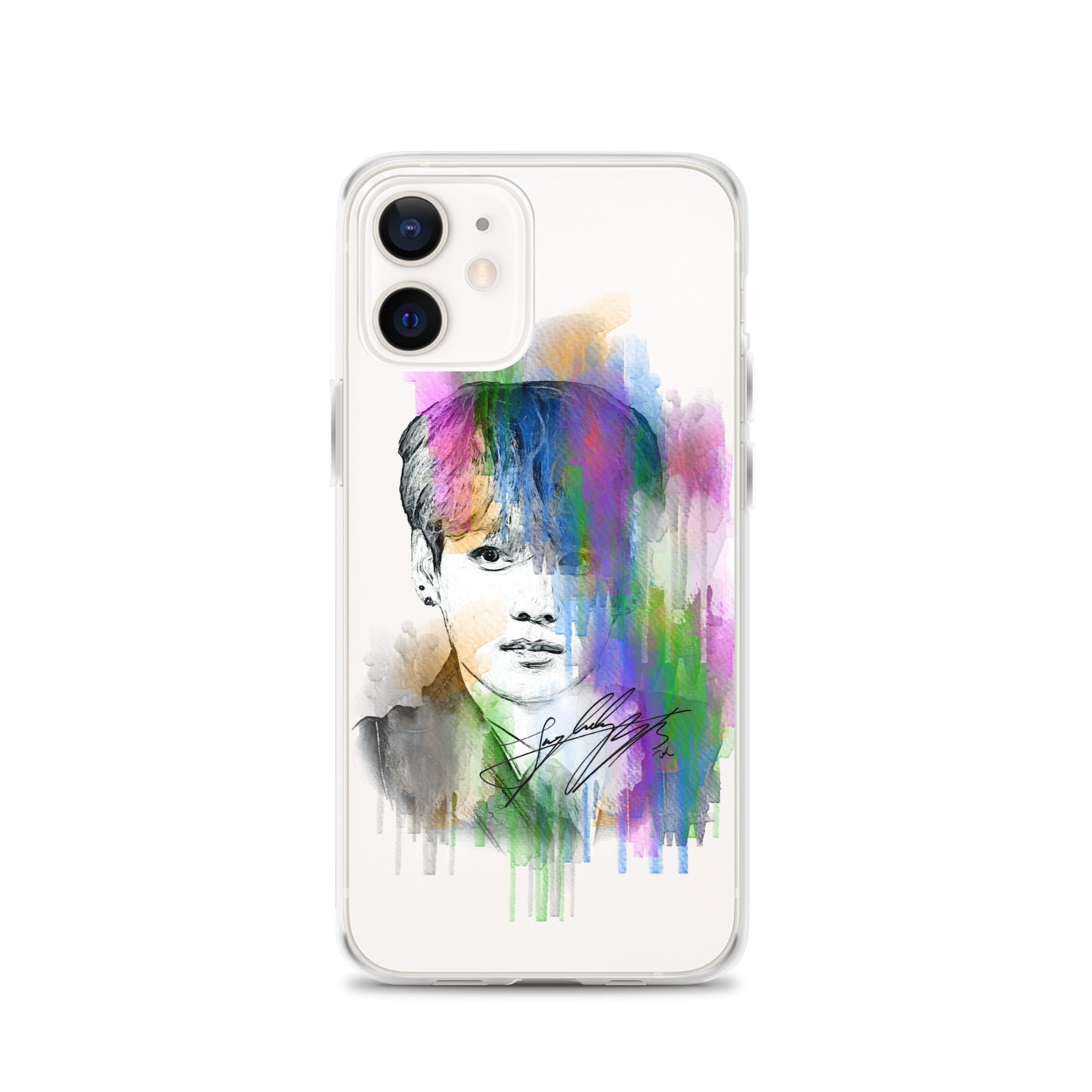 BTS Jungkook, Jeon Jung-kook Waterpaint portrait iPhone Case