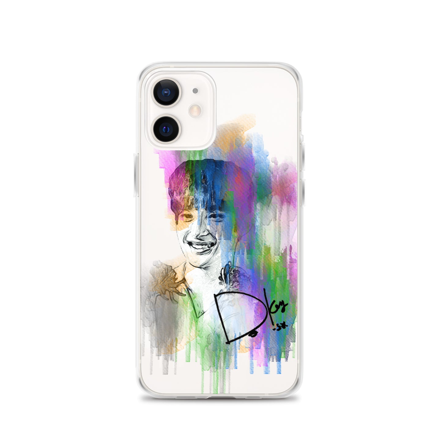 SEVENTEEN DK(Dokyeom), Lee Seok-min Waterpaint Portrait iPhone Case