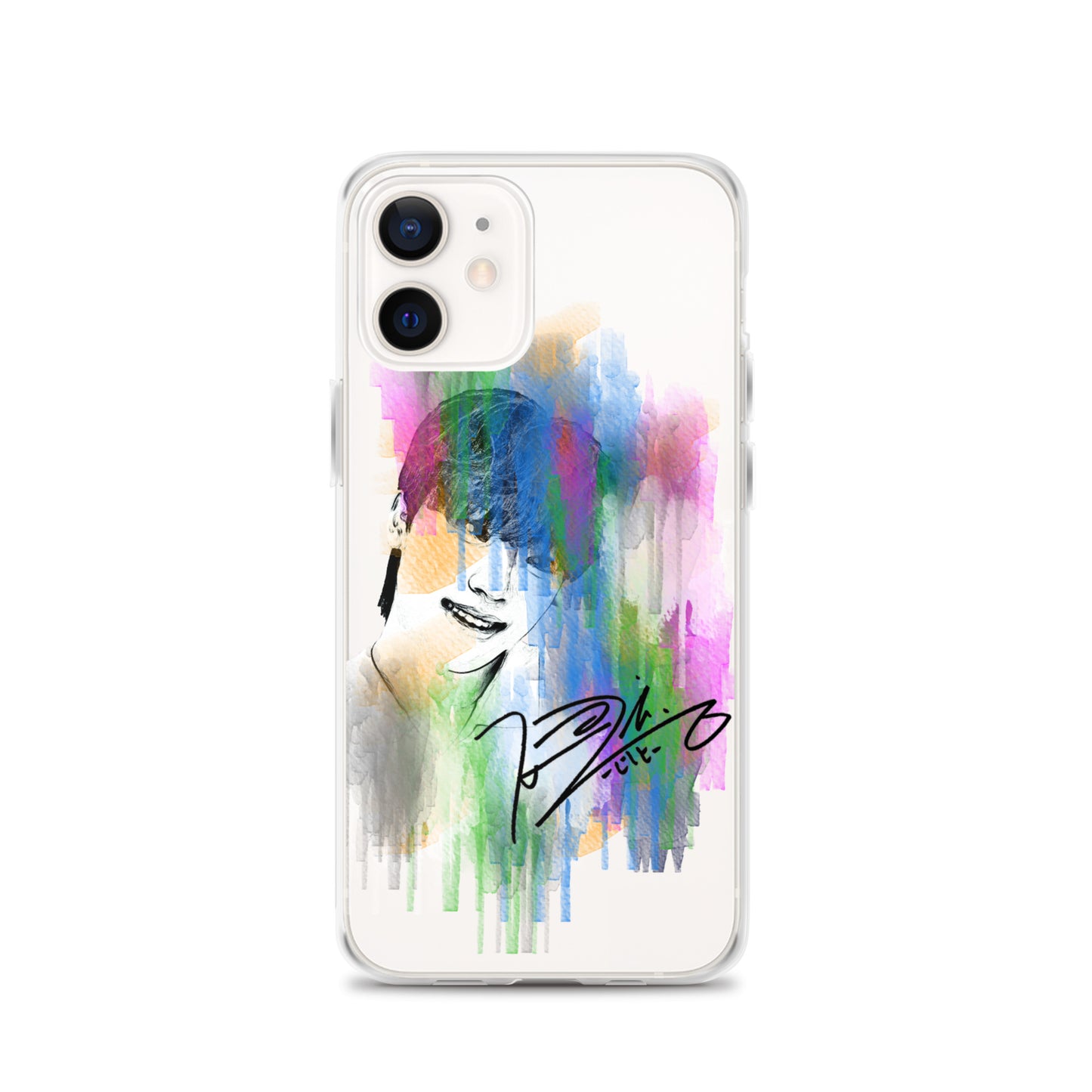 SEVENTEEN Dino, Lee Chan Waterpaint Portrait iPhone Case