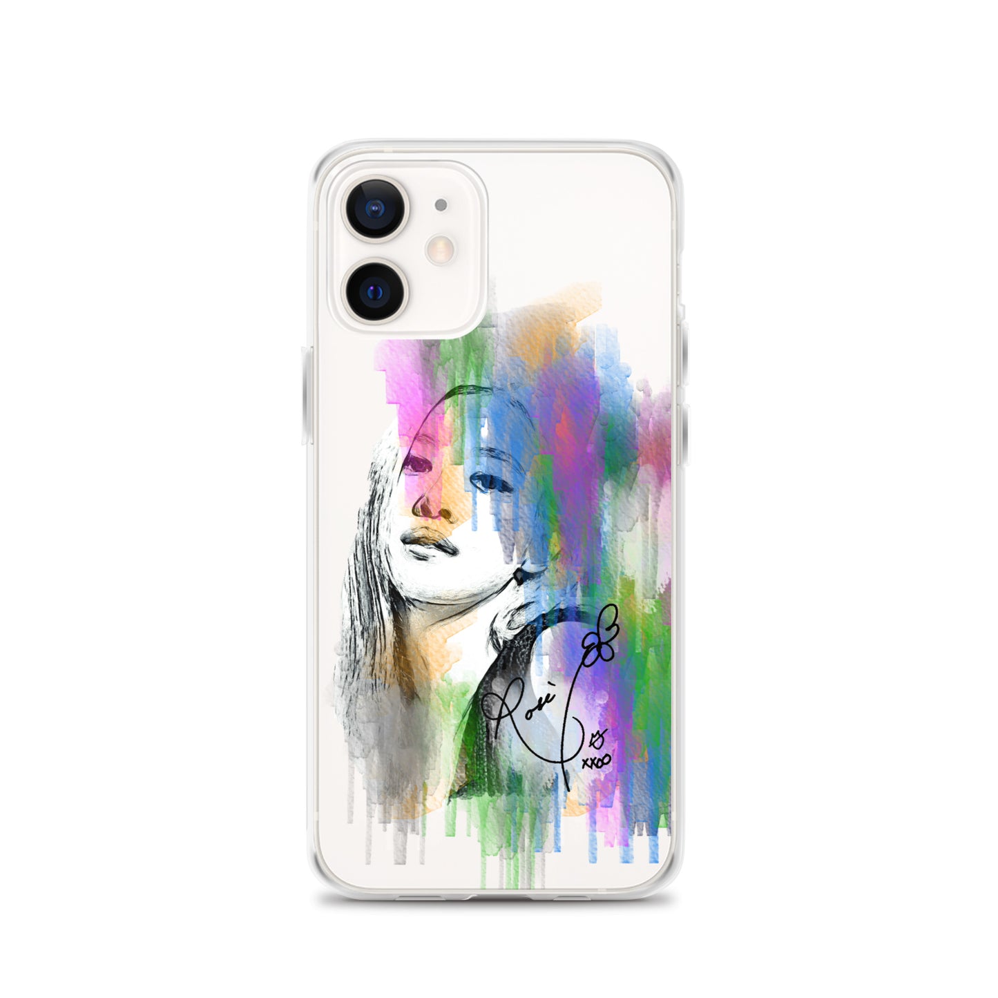 BLACKPINK Rosé, Roseanne Park Waterpaint Portrait iPhone Case - kpophow