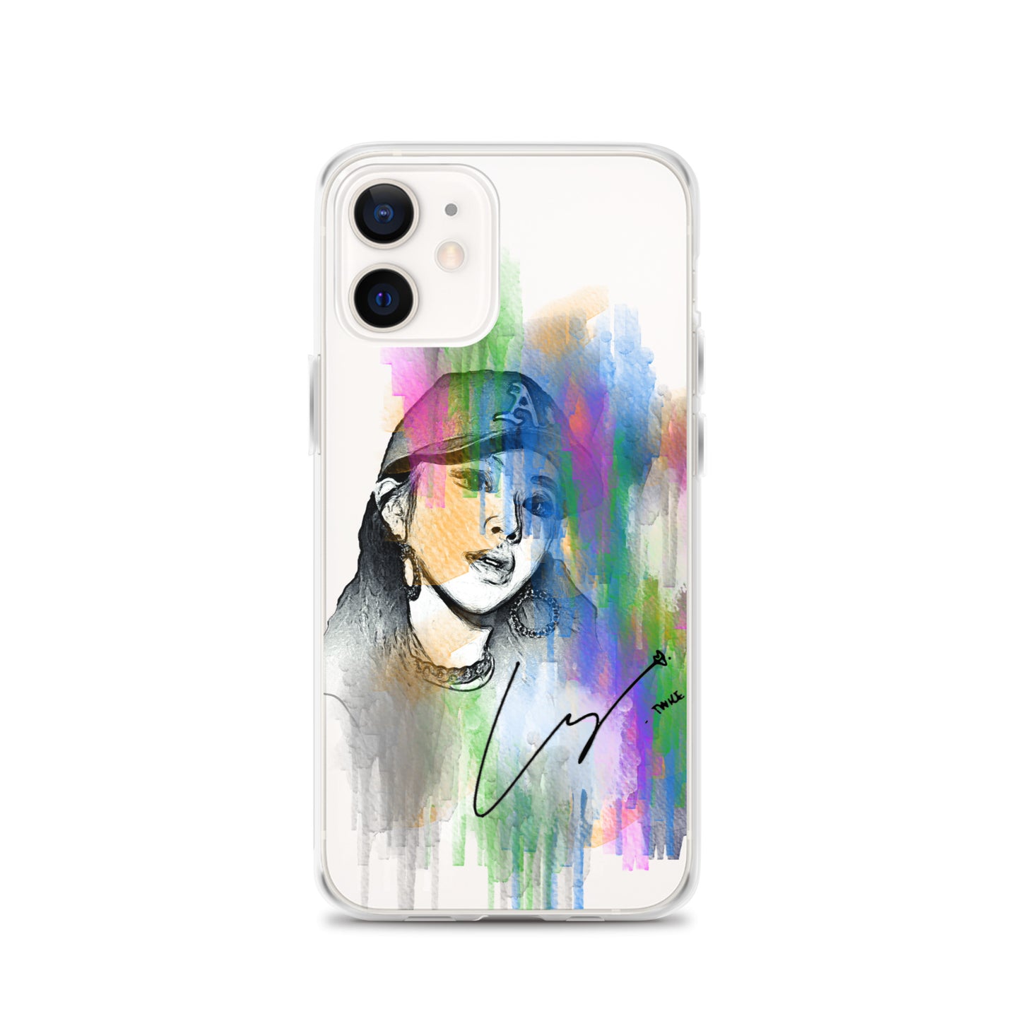 TWICE Chaeyoung, Son Chae-young Waterpaint Portrait iPhone Case