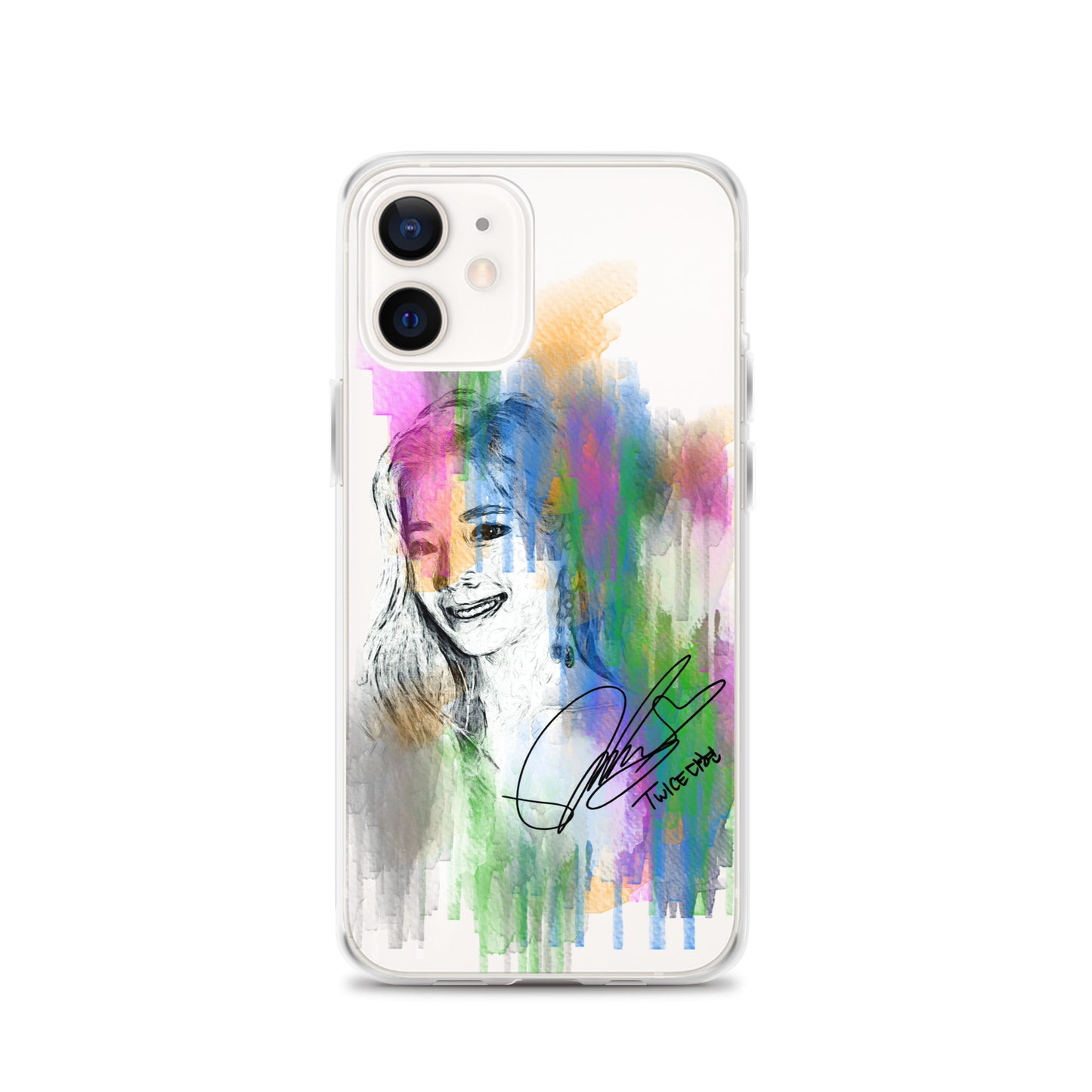 TWICE Dahyun, Kim Da Hyun Waterpaint Portrait iPhone Case