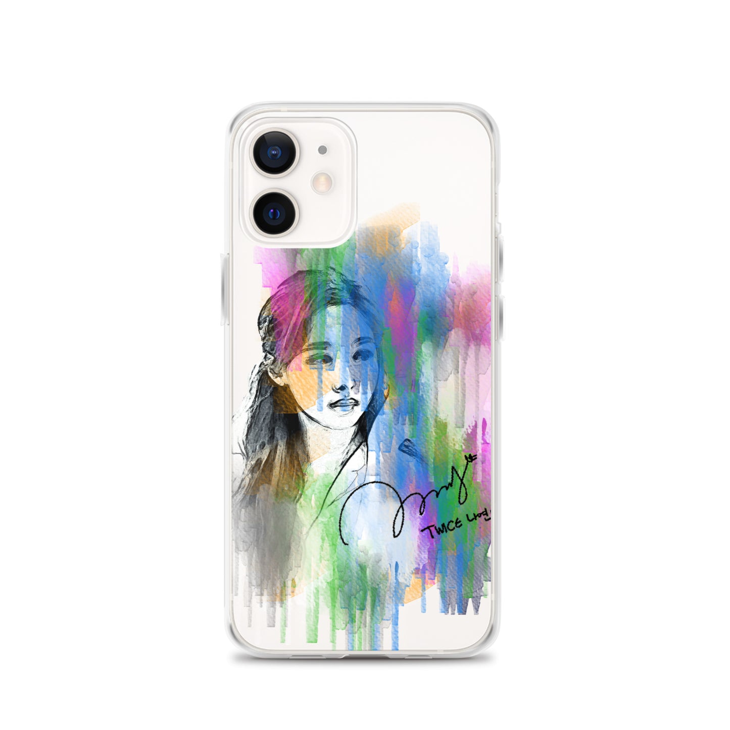 TWICE Nayeon, Im Na-yeon Waterpaint Portrait iPhone Case