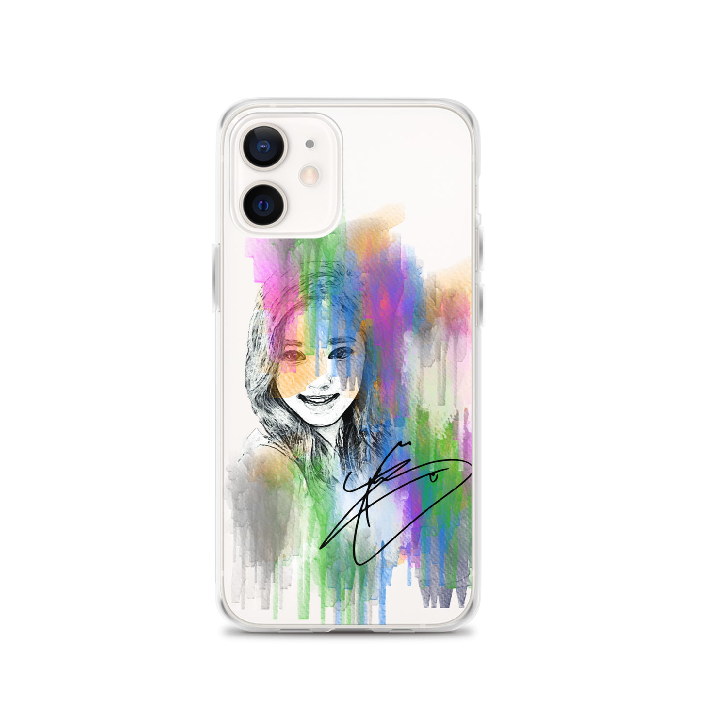 TWICE Tzuyu, Chou Tzu-yu Waterpaint Portrait iPhone Case