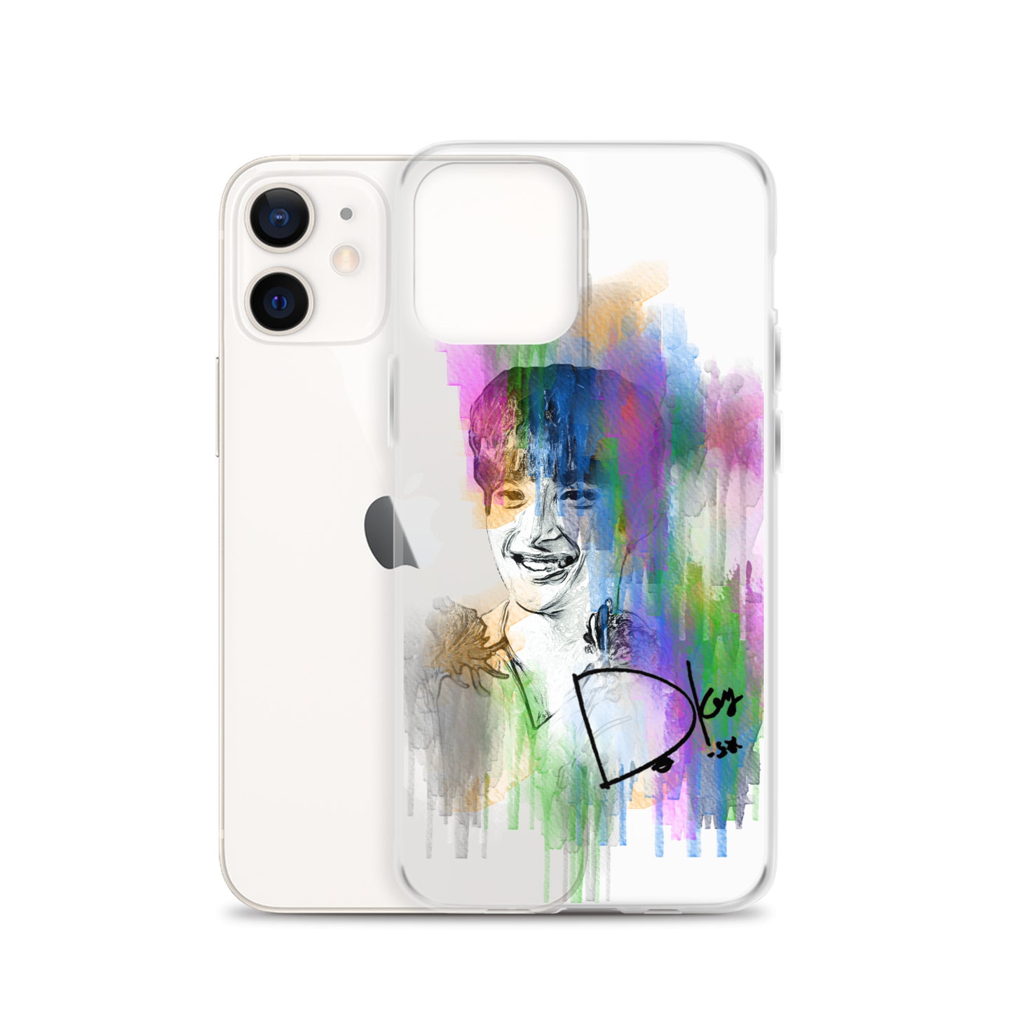 SEVENTEEN DK(Dokyeom), Lee Seok-min Waterpaint Portrait iPhone Case