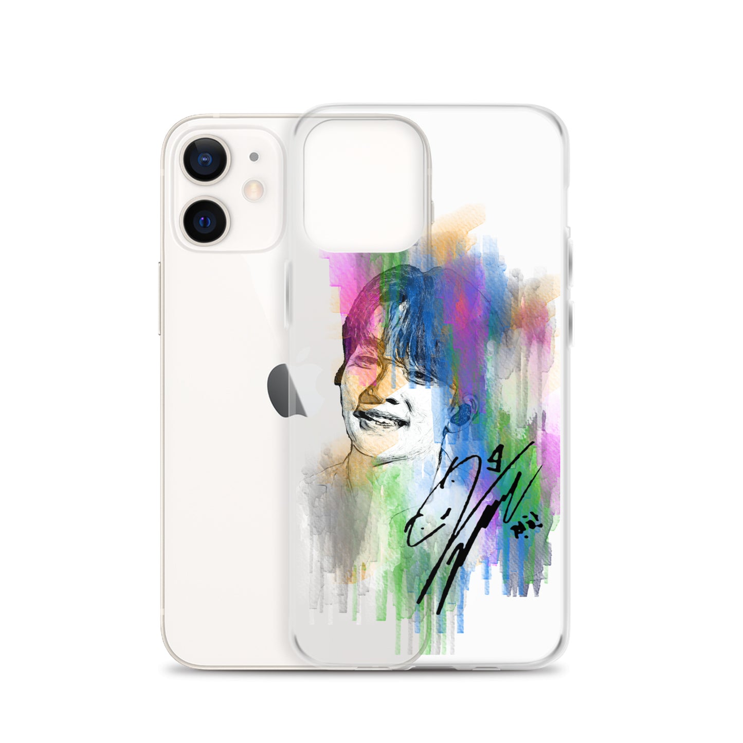 SEVENTEEN Jeonghan, Yoon Jeonghan Waterpaint Portrait iPhone Case