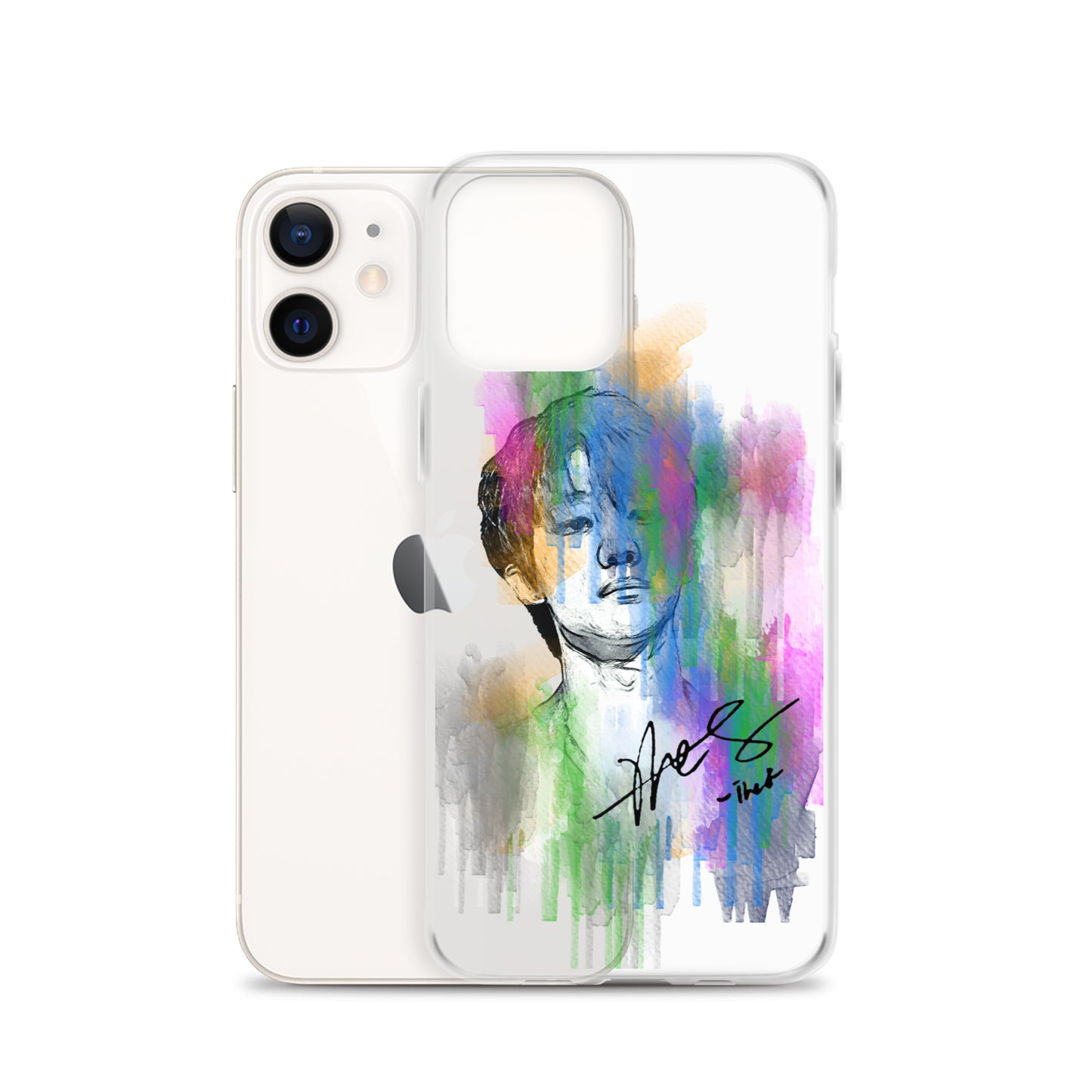 SEVENTEEN The8, Xu Minghao Waterpaint Portrait iPhone Case