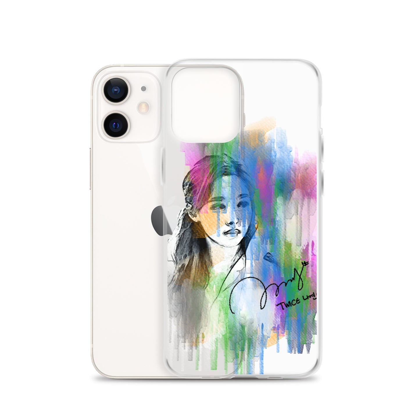 TWICE Nayeon, Im Na-yeon Waterpaint Portrait iPhone Case