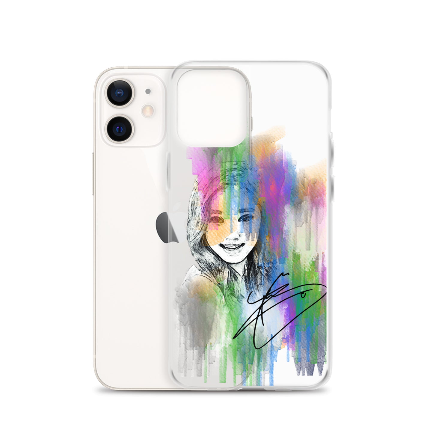 TWICE Tzuyu, Chou Tzu-yu Waterpaint Portrait iPhone Case