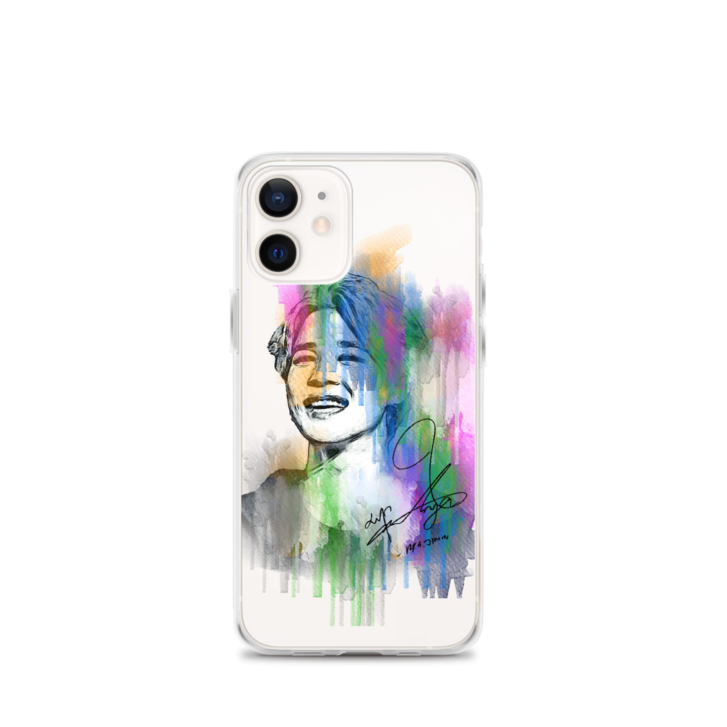 BTS Jimin, Park Ji-min Waterpaint portrait iPhone Case