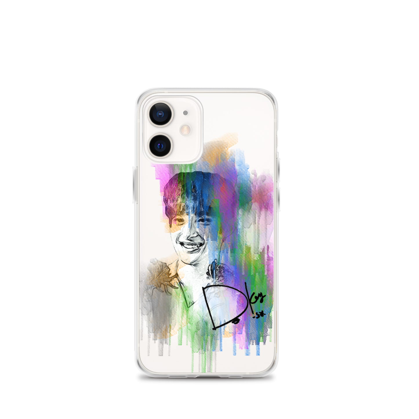 SEVENTEEN DK(Dokyeom), Lee Seok-min Waterpaint Portrait iPhone Case