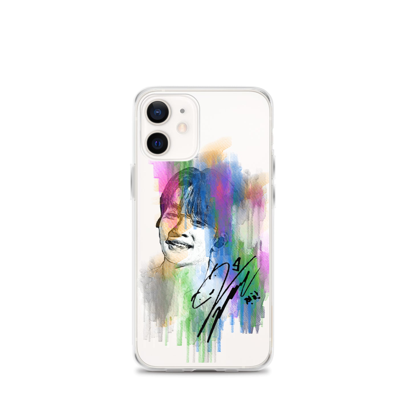 SEVENTEEN Jeonghan, Yoon Jeonghan Waterpaint Portrait iPhone Case