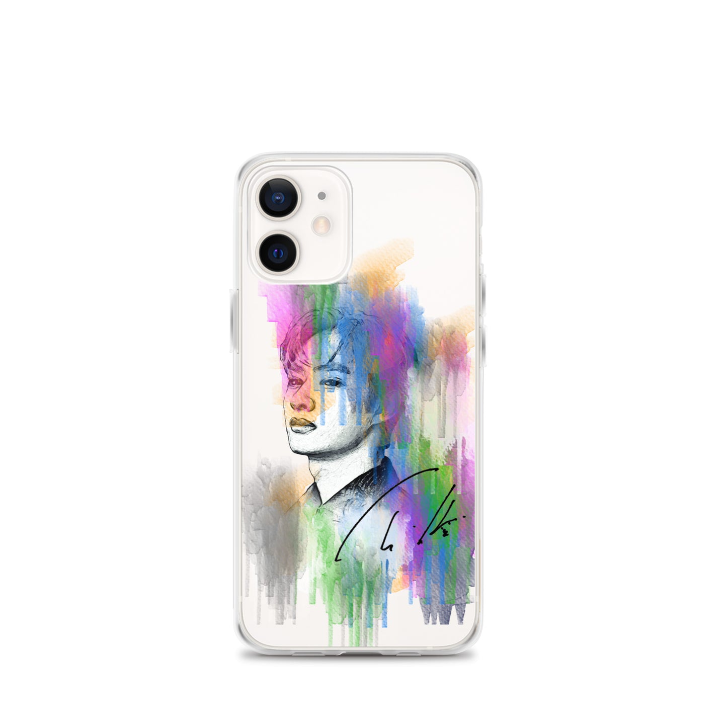 SEVENTEEN Jun, Wen Junhui Waterpaint Portrait iPhone Case