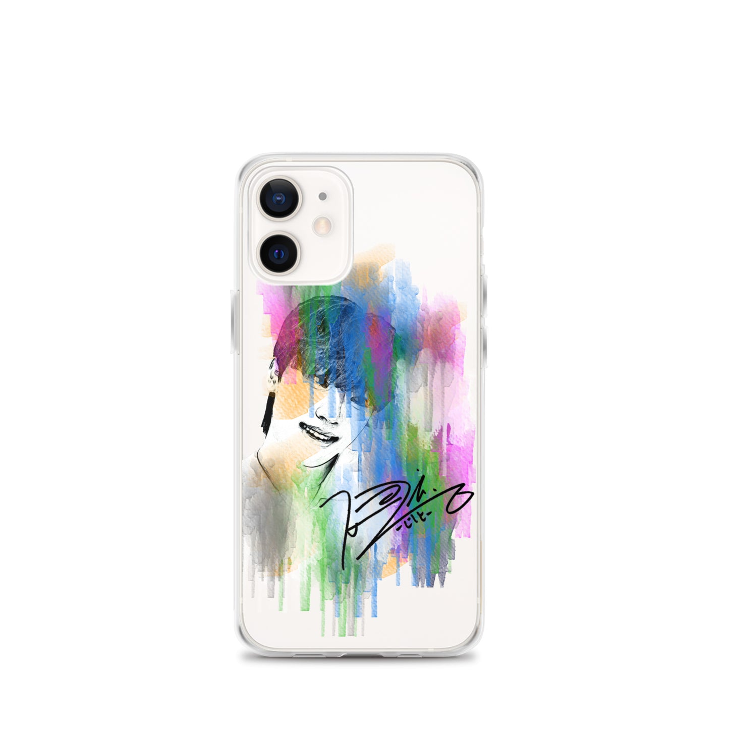 SEVENTEEN Dino, Lee Chan Waterpaint Portrait iPhone Case