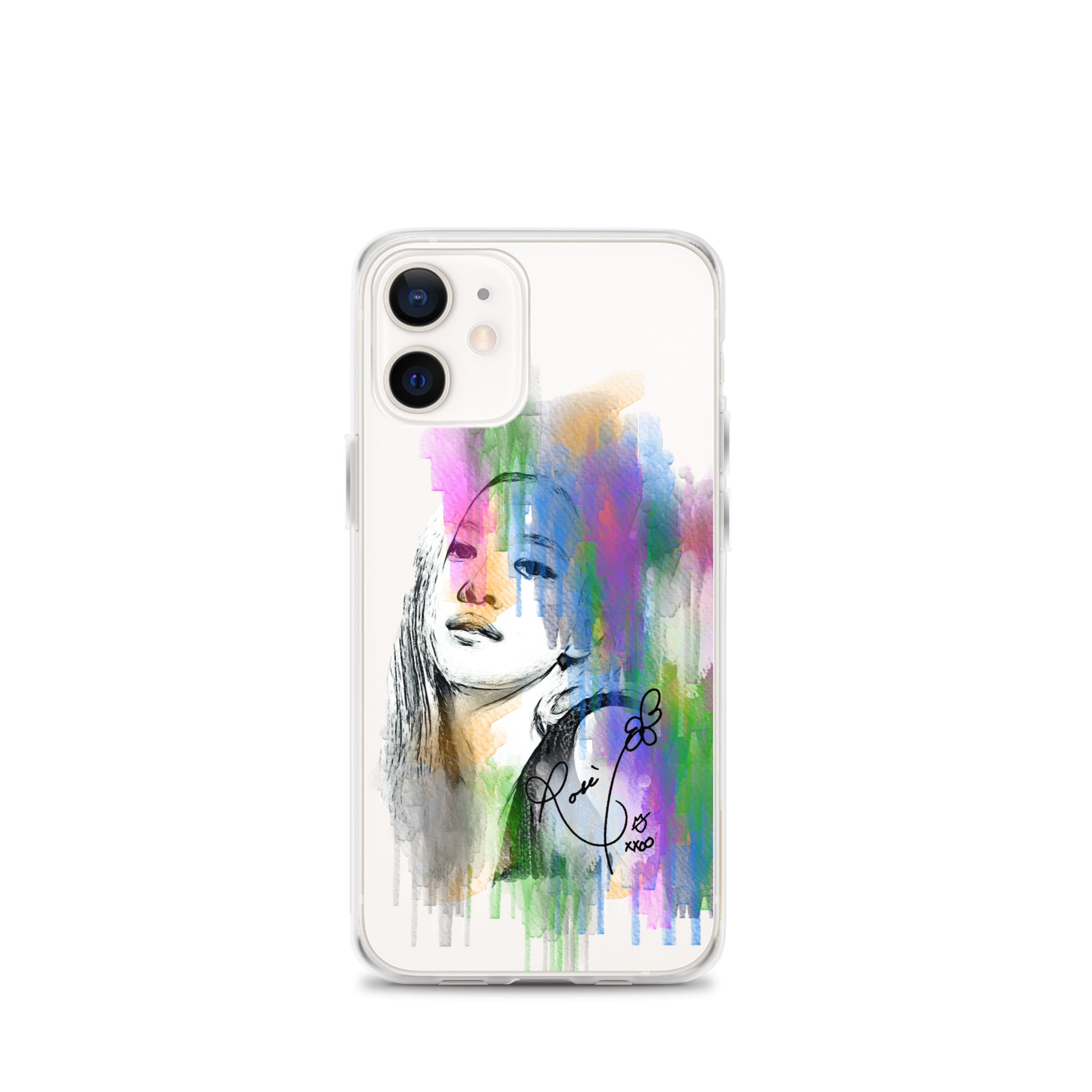 BLACKPINK Rosé, Roseanne Park Waterpaint Portrait iPhone Case - kpophow