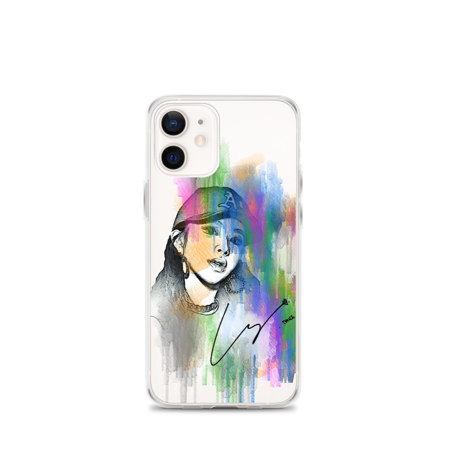 TWICE Chaeyoung, Son Chae-young Waterpaint Portrait iPhone Case