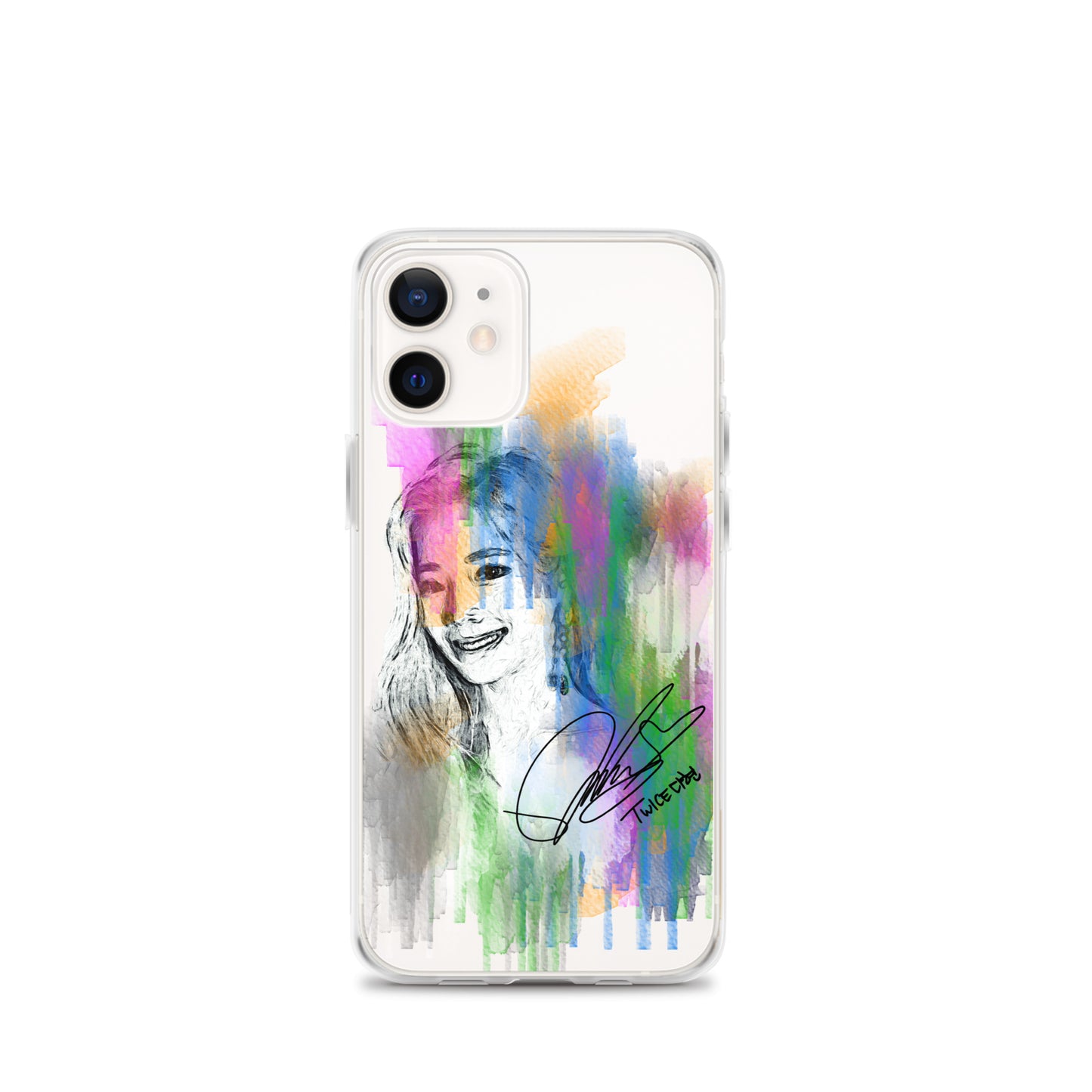 TWICE Dahyun, Kim Da Hyun Waterpaint Portrait iPhone Case