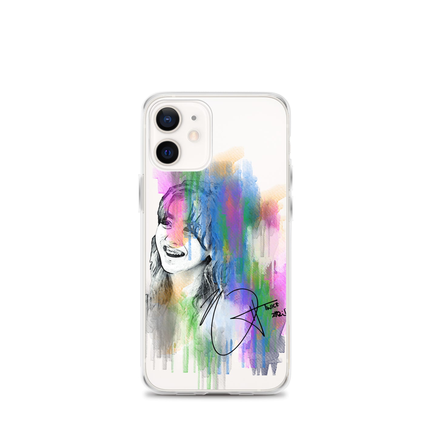 TWICE Jihyo, Park Ji-hyo Waterpaint Portrait iPhone Case