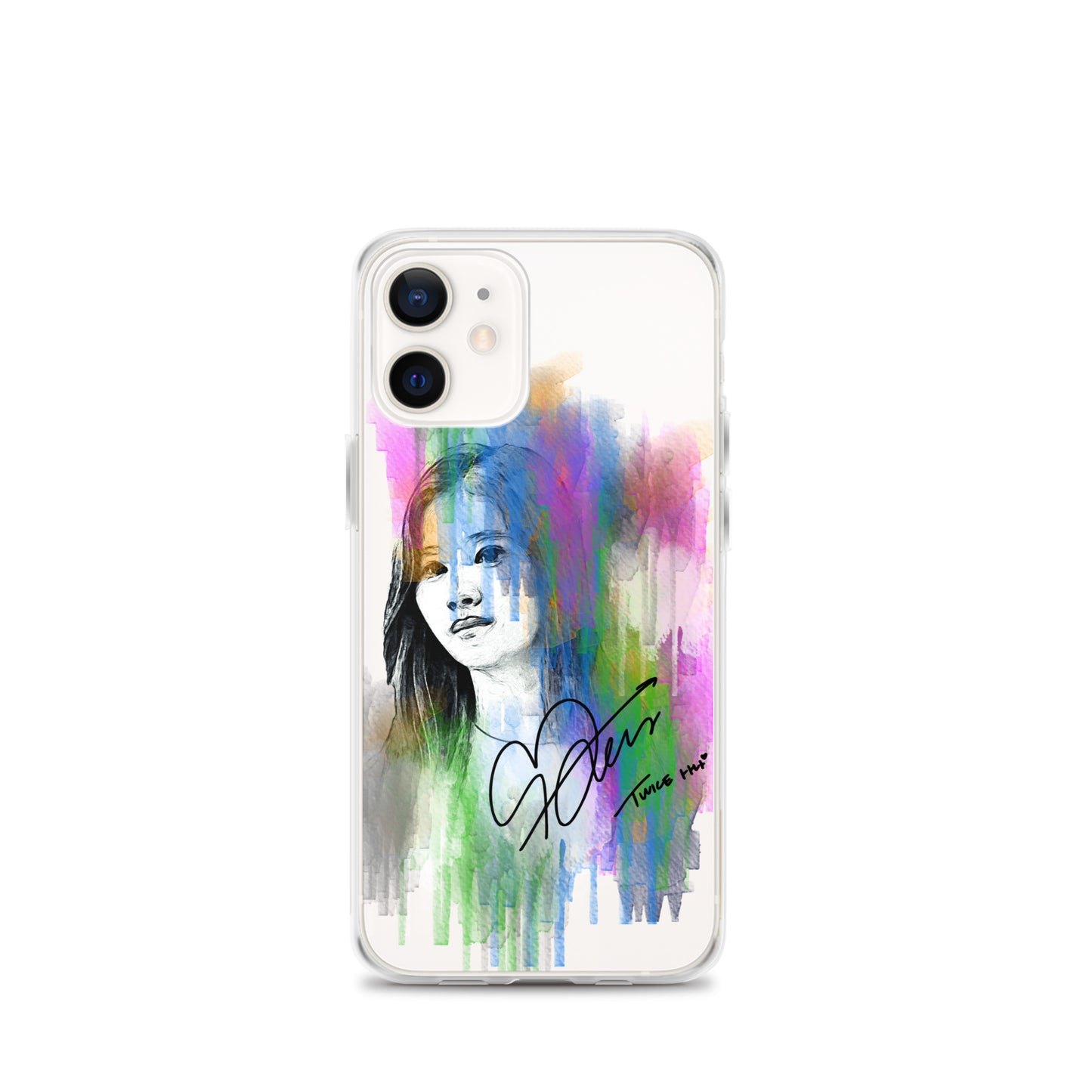 TWICE Sana, Minatozaki Sana Waterpaint Portrait iPhone Case