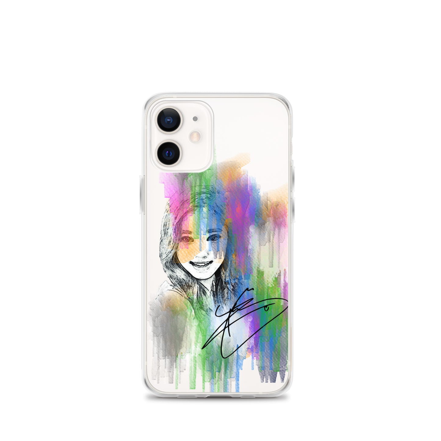 TWICE Tzuyu, Chou Tzu-yu Waterpaint Portrait iPhone Case