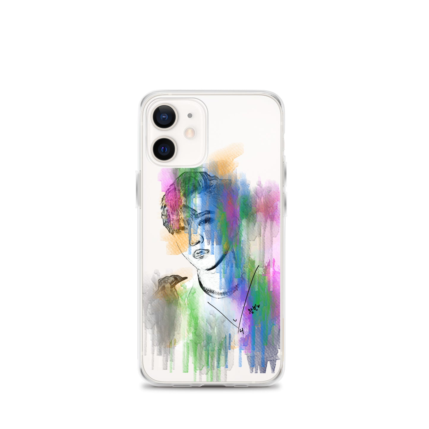 Stray Kids Changbin, Seo Chang-bin Waterpaint Portrait iPhone Case