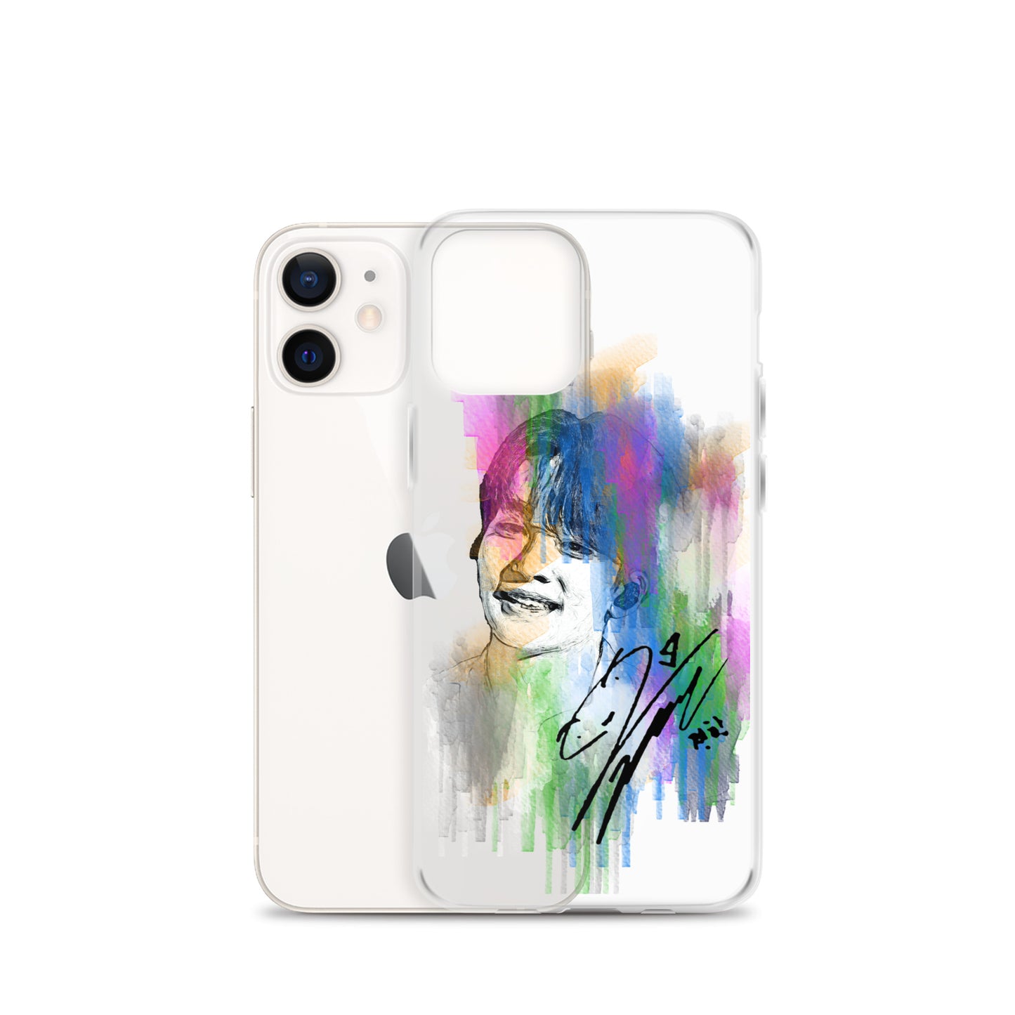 SEVENTEEN Jeonghan, Yoon Jeonghan Waterpaint Portrait iPhone Case