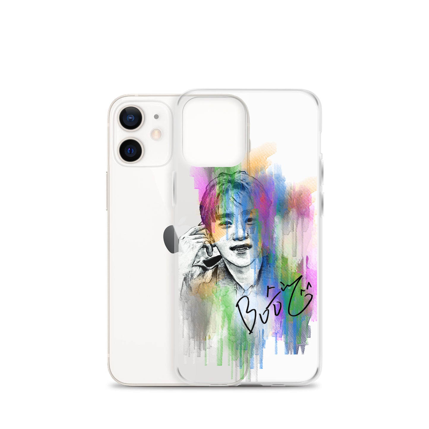 SEVENTEEN Seungkwan, Boo Seung-kwan Waterpaint Portrait iPhone Case