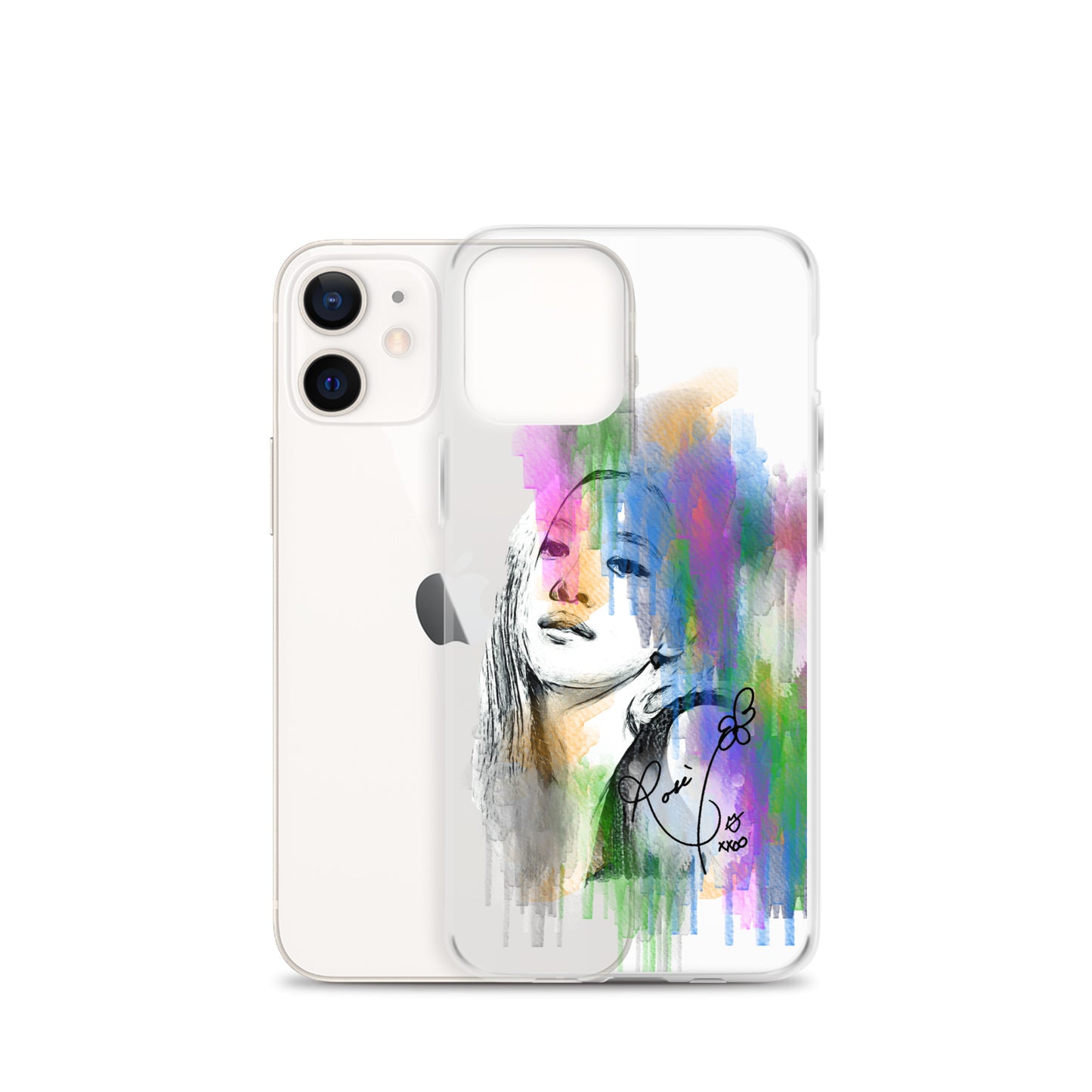 BLACKPINK Rosé, Roseanne Park Waterpaint Portrait iPhone Case - kpophow