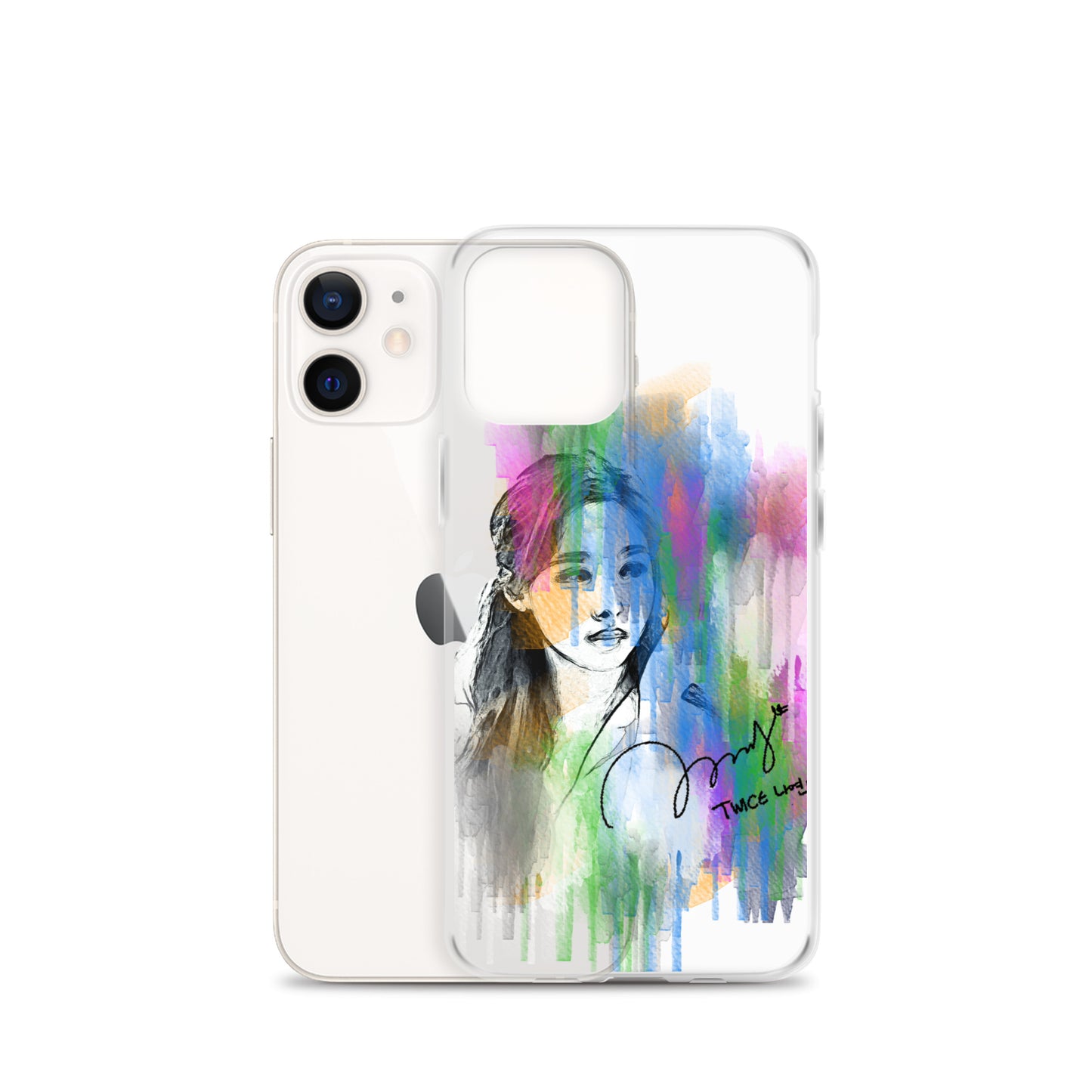 TWICE Nayeon, Im Na-yeon Waterpaint Portrait iPhone Case