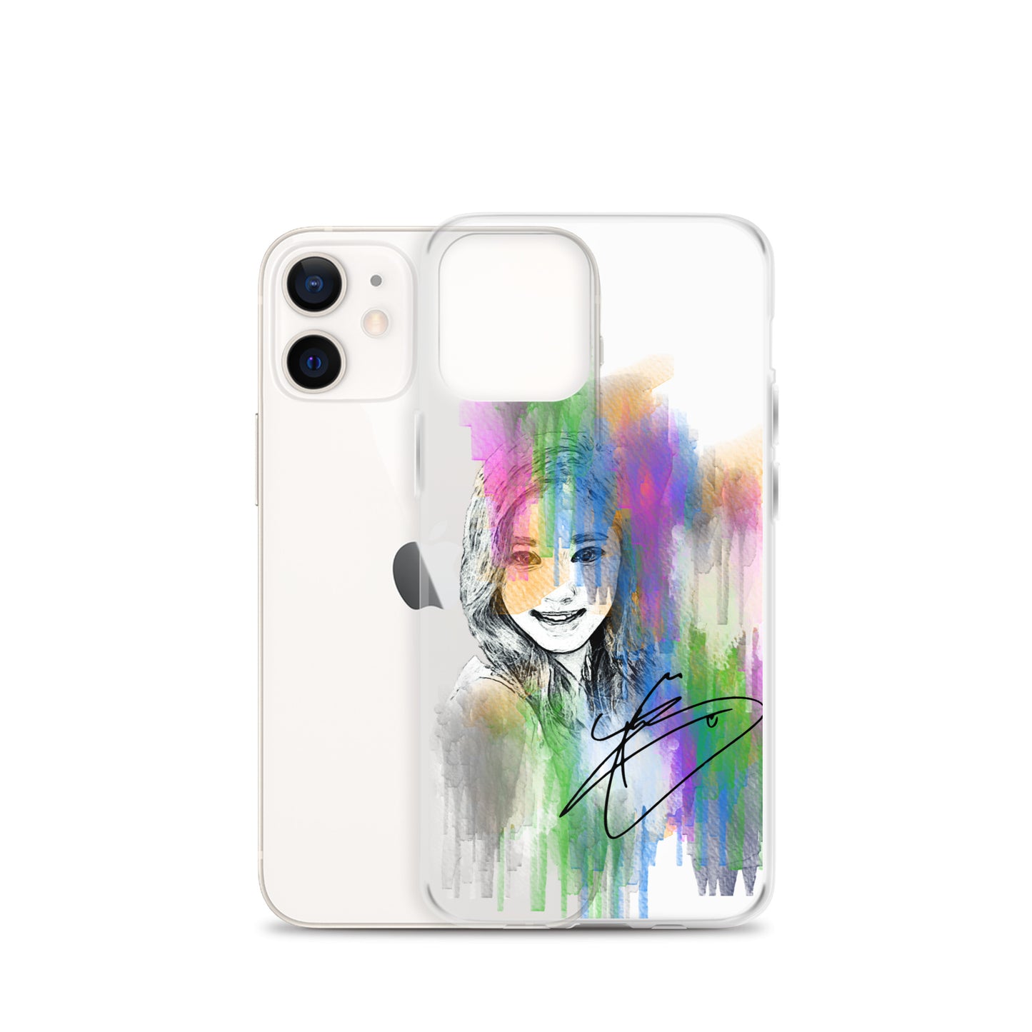 TWICE Tzuyu, Chou Tzu-yu Waterpaint Portrait iPhone Case