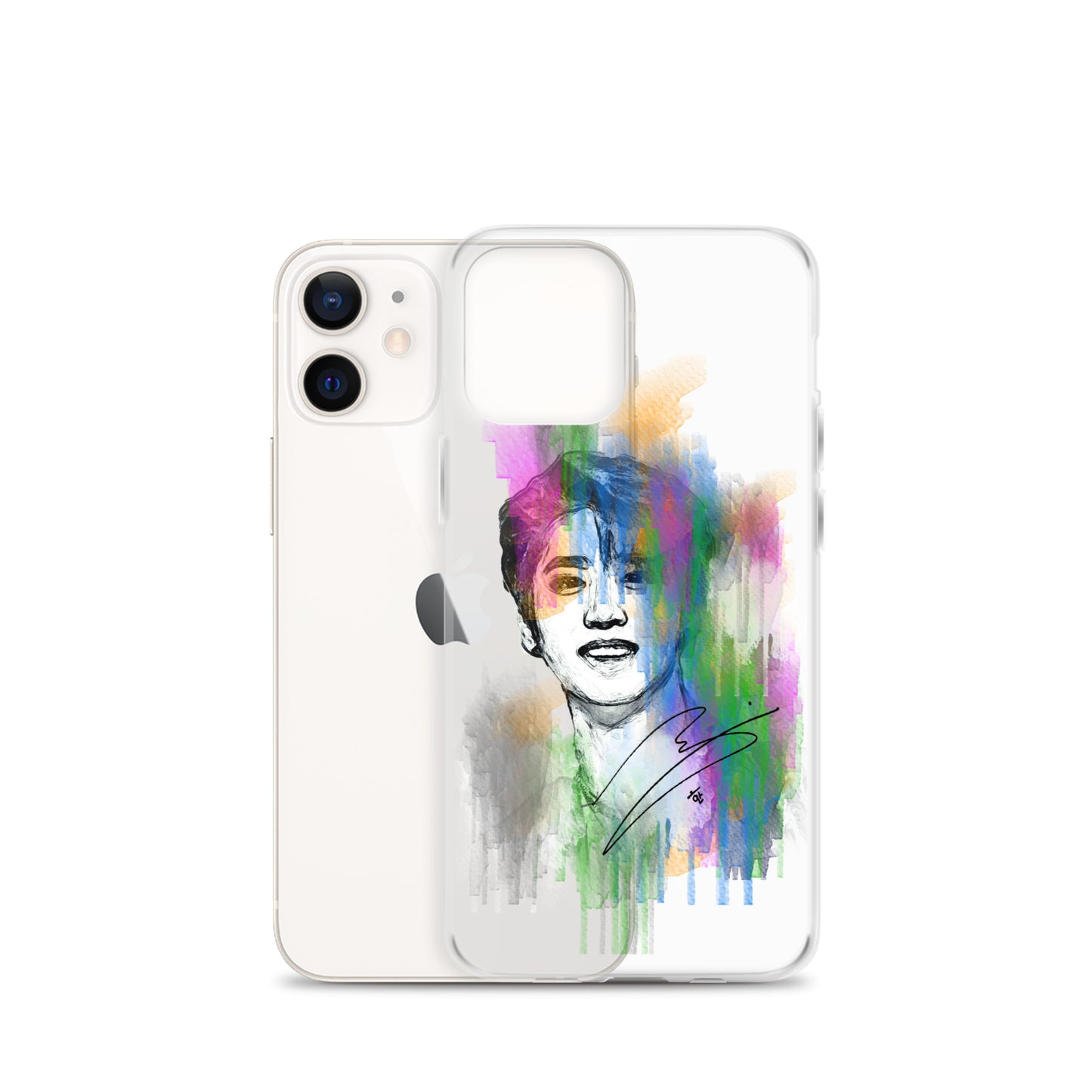 Stray Kids Han, Han Ji-sung Waterpaint Portrait iPhone Case
